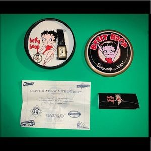 1990 Betty Boop Fossil Watch Collectors Edition